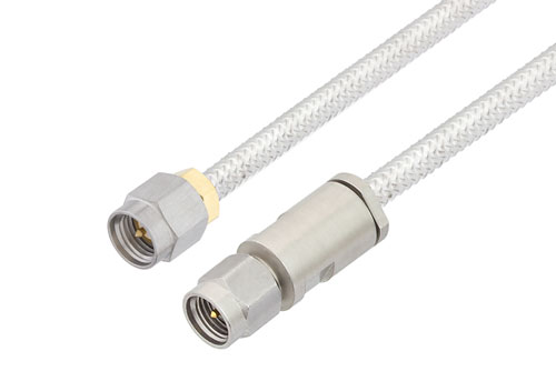 3.5mm オス 〜 SMA オス ケーブル、PE-SR402FL 同軸
