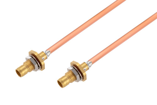 スライドオン BMA プラグ バルクヘッド 〜 スライドオン BMA プラグ バルクヘッド ケーブル、RG402 同軸