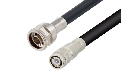 N オス 〜 TNC オス ケーブル、PE-C400 同軸