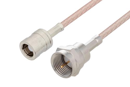 75 Ω SMB プラグ ～ 75 Ω F オス, ケーブル 75 Ω RG179 同軸