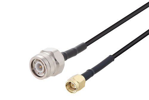 TNC オス ～  SMA オス 低損失ケーブル LMR-100 同軸