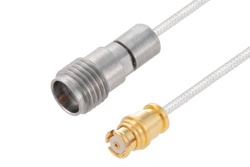 SMP メス ～ 2.92mm メス, ケーブル PE-SR047FL 同軸