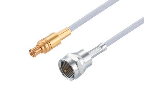 75 Ω MCX プラグ ～ 75 Ω F オス, ケーブル 75 Ω RG187 同軸