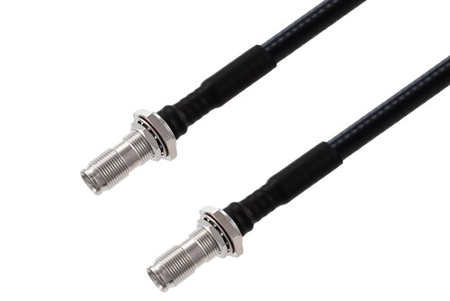 NEX10 メス バルクヘッド ～ NEX10 メス バルクヘッド, ケーブル SPO-250 同軸