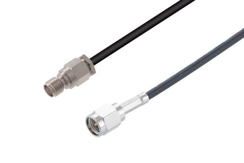SMA メス ～ SMA オス, ケーブル LMR-100A-UF 同軸