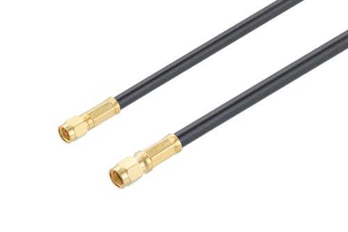 逆極性 SMA プラグ ～ SMA オス 低損失ケーブル, LMR-LW240 同軸, 鉛フリーはんだ