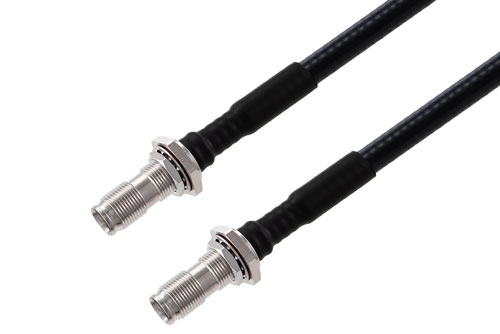 NEX10 メス バルクヘッド ～ NEX10 メス バルクヘッド 低 PIM ケーブル, SPF-250 同軸