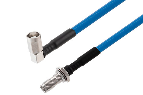 NEX10 オス 直角 ～ NEX10 メス バルクヘッド 低 PIM ケーブル, SPP-250-LLPL 同軸