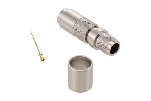 12G SDI 75 Ω 1.0/2.3 オス コネクタ 圧着/はんだ 接続,  Belden 4694R, Belden 1694A, RG6