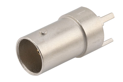 12G SDI 75 Ω BNC メス コネクタ, はんだ接続, スルーホール PCB