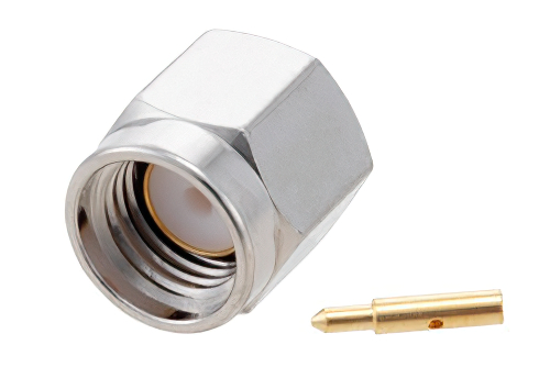 SMA オス コネクタ、はんだ接続、PE-SR405AL、PE-SR405FL、RG405