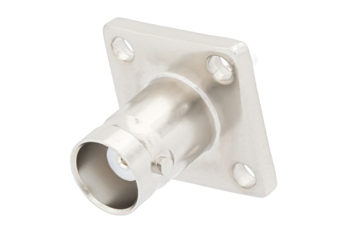 BNC メス コネクタ、はんだ接続、4ホールパネルマウント、タレットターミナル、.531インチ穴間隔