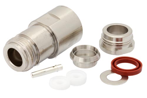 N メス コネクタ、クランプ/はんだ(キャプティブ端子)接続、RG213、RG214、RG8、RG9、RG11、RG225、RG393、RG144、RG216、RG215