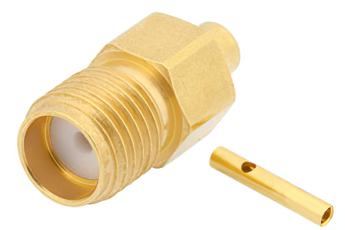 SMA メス コネクタ、はんだ接続、PE-SR405AL、PE-SR405FL、PE-SR405FLJ、RG405