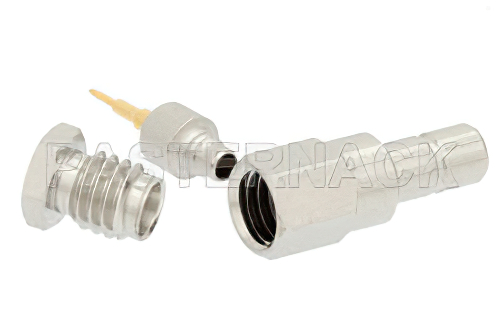 SMB ジャック コネクタ、クランプ/はんだ接続、RG174、RG316、RG188、PE-B100、PE-C100、.100インチ、LMR-100