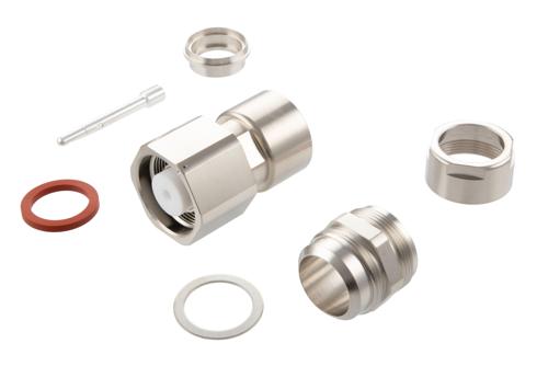 LC オス コネクタ、クランプ/はんだ接続、RG218、RG219、RG17