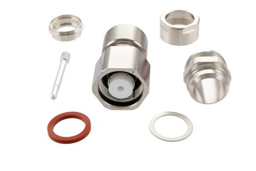 LC オス コネクタ、クランプ/はんだ接続、RG218、RG219、RG17