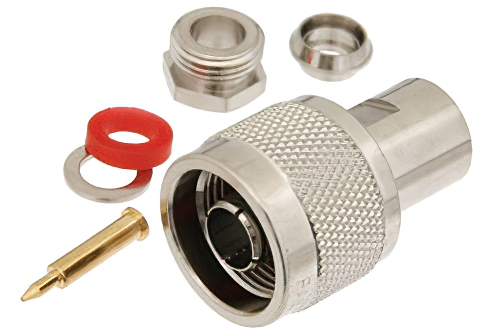 N オス コネクタ、クランプ/はんだ接続、RG59、RG62、RG71