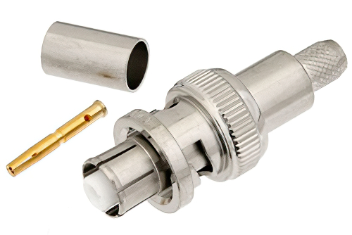 SHV プラグ コネクタ、圧着/はんだ接続、RG59、RG62、RG71