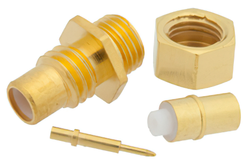 SMC ジャック コネクタ、クランプ/はんだ接続、PE-SR405AL、PE-SR405FL、RG405