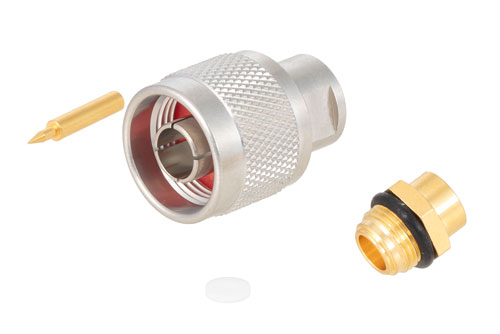 N オス コネクタ、はんだ接続、PE-SR401AL、PE-SR401FL、RG401