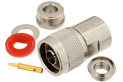 N オス コネクタ、クランプ/はんだ接続、PE-C300