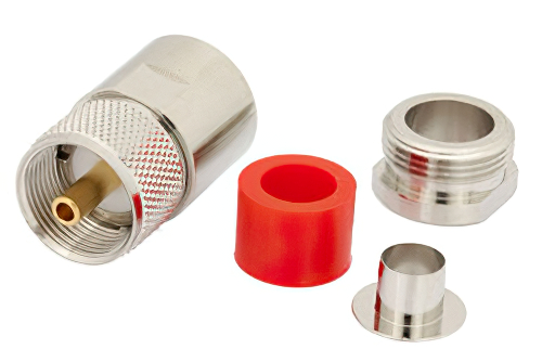 UHF オス コネクタ、クランプ/はんだ接続、RG213、RG214、RG8、RG9、RG11、RG225、RG393、RG144、RG215、RG216