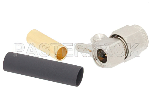 SMA オス 直角コネクタ、はんだ接続、RG188-DS、RG316-DS