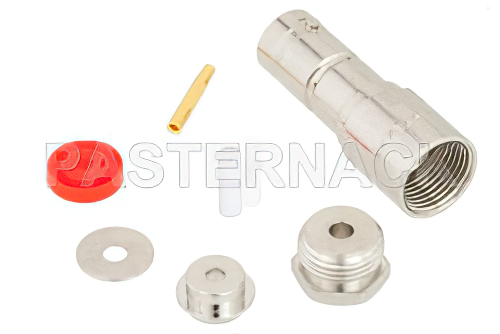 MHV メス コネクタ、クランプ/はんだ接続、RG174、RG316、RG188