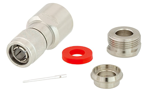 75 Ω TNC オス コネクタ、クランプ/はんだ接続、RG6