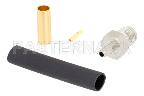 SMA メス コネクタ、はんだ接続、RG188-DS、RG316-DS