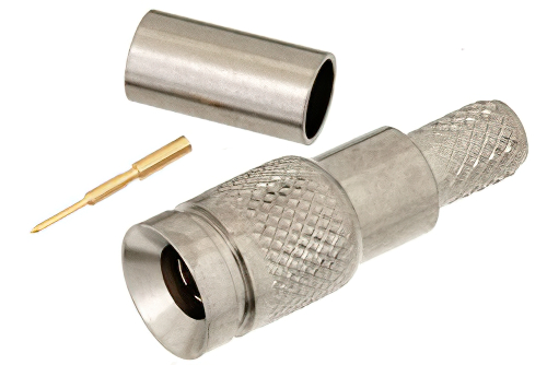 1.0/2.3 プラグ コネクタ、圧着/はんだ接続、RG58、RG303、RG141、PE-C195、PE-P195、LMR-195、.195インチ