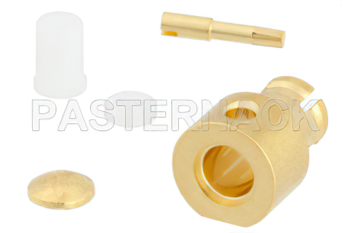 SMP メス 直角コネクタ、はんだ接続、PE-047SR、PE-SR047AL、PE-SR047FL