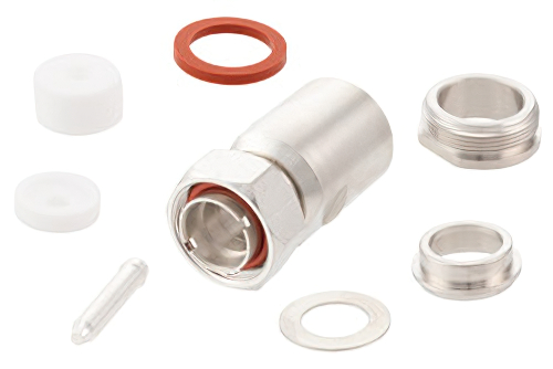 7/16 DIN オス コネクタ、クランプ/はんだ接続、RG17、RG218、RG219