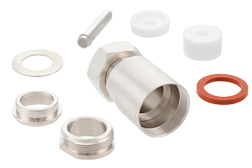 7/16 DIN オス コネクタ、クランプ/はんだ接続、RG17、RG218、RG219