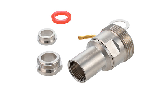 7/16 DIN メス コネクタ、クランプ/はんだ接続、RG213、RG214、RG8、RG225、RG393