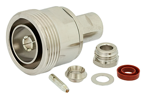 7/16 DIN メス コネクタ、クランプ/はんだ接続、RG58、RG55、RG141、RG142、RG223、RG400