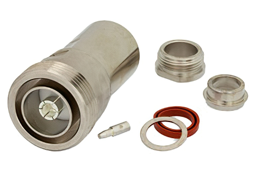 7/16 DIN メス コネクタ、クランプ/はんだ接続、RG14、RG217