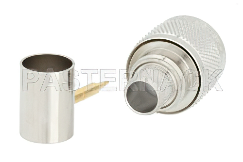 N オス コネクタ、圧着/はんだ接続、RG213、RG215、RG8