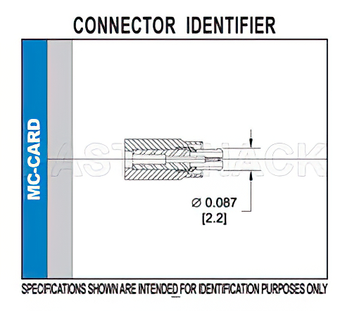 MC-Card プラグ 直角コネクタ、圧着/はんだ接続、RG178、RG196