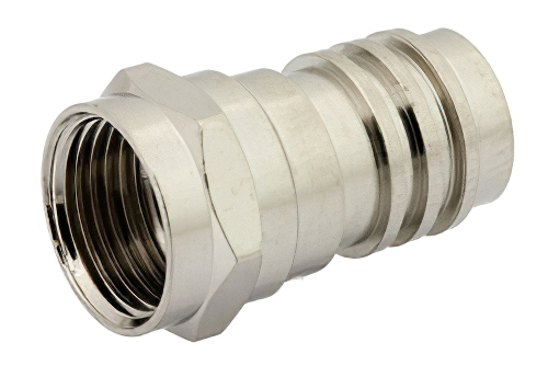 75 Ω F オス コネクタ、圧着/はんだ接続、RG59、RG62、RG71