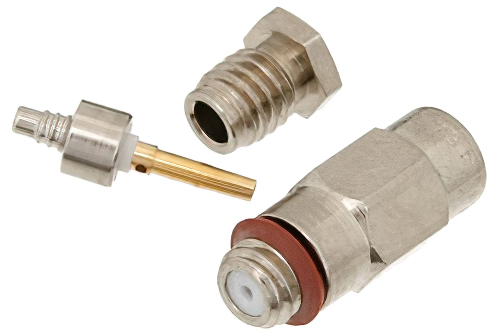 10-32 メス コネクタ、クランプ/はんだ接続、RG178、RG196