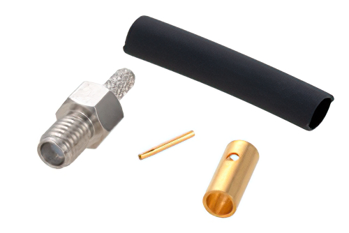 SSMA メス コネクタ、はんだ接続、RG174、RG316、RG188