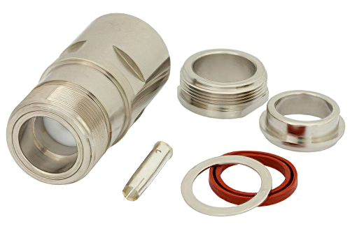 LC メス コネクタ、クランプ/はんだ接続、RG17、RG218、RG219