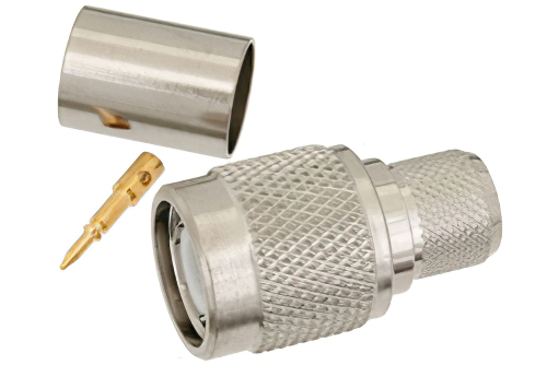TNC オス コネクタ、圧着/はんだ接続、RG213、RG8