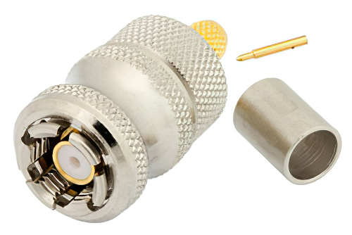 SMA オス クイック着脱コネクタ、圧着/はんだ接続、RG142、RG223、RG400、RG55