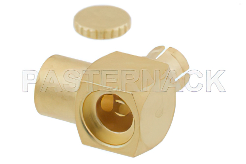 Mini SMP メス 直角コネクタ、はんだ接続、PE-SR405AL、PE-SR405FL、PE-SR405FLJ、PE-SR405TN、RG405