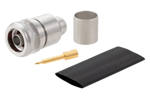 N オス コネクタ、圧着/はんだ接続、PE-C600、LMR-600、LMR-600-DB、.600インチ