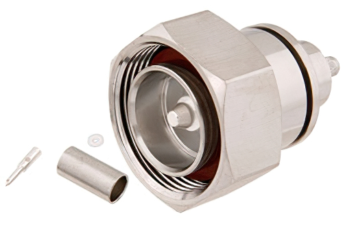 7/16 DIN オス コネクタ、圧着/はんだ接続、PE-C195、PE-P195、RG58、RG141、RG303、LMR-195、.195インチ