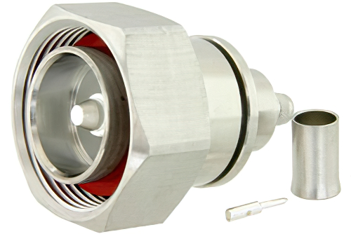 7/16 DIN オス コネクタ、圧着/はんだ接続、PE-C240、LMR-240、RG8X